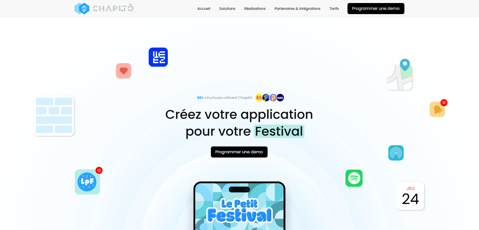 Chapito website preview